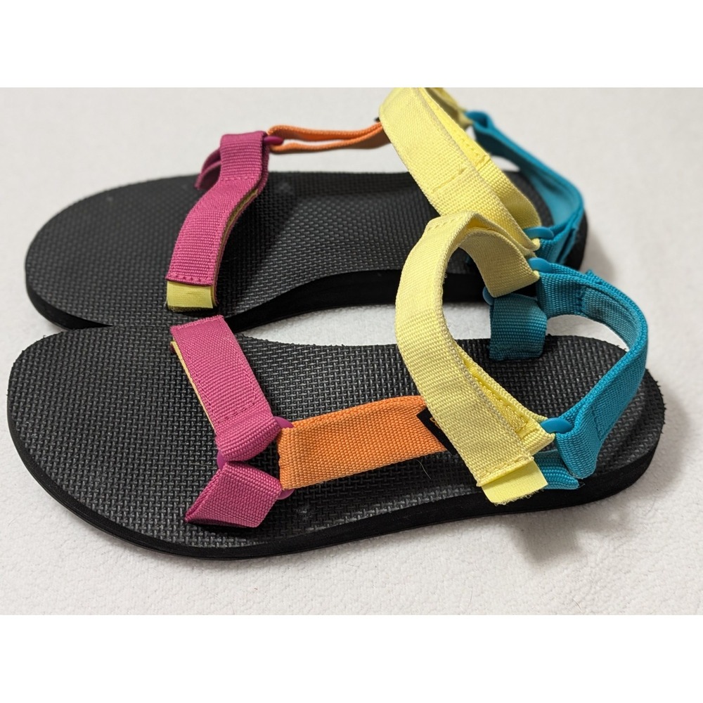 Teva Midform Universal Sandals Womens 9 Yellow Pink Blue Orange Pride Summer